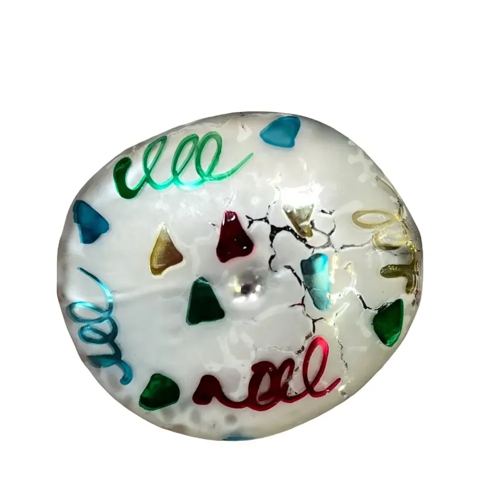 Christopher Radko Happy New Year 2000 Glass Ornament Christmas Mercury READ